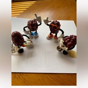 Vintage California Raisins Lot Of 4
Collectible 1980's PVC Figures